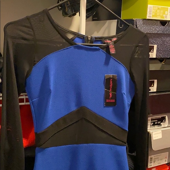 Long sleeve mesh dress - Picture 2 of 5